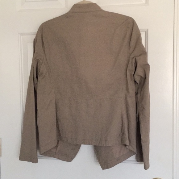 Olive & Oak taupe brown military studded jacket M - Picture 6 of 6